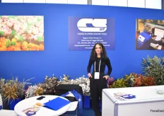 The Ciesse Flower Export company was there to represent their Italian flower export services.